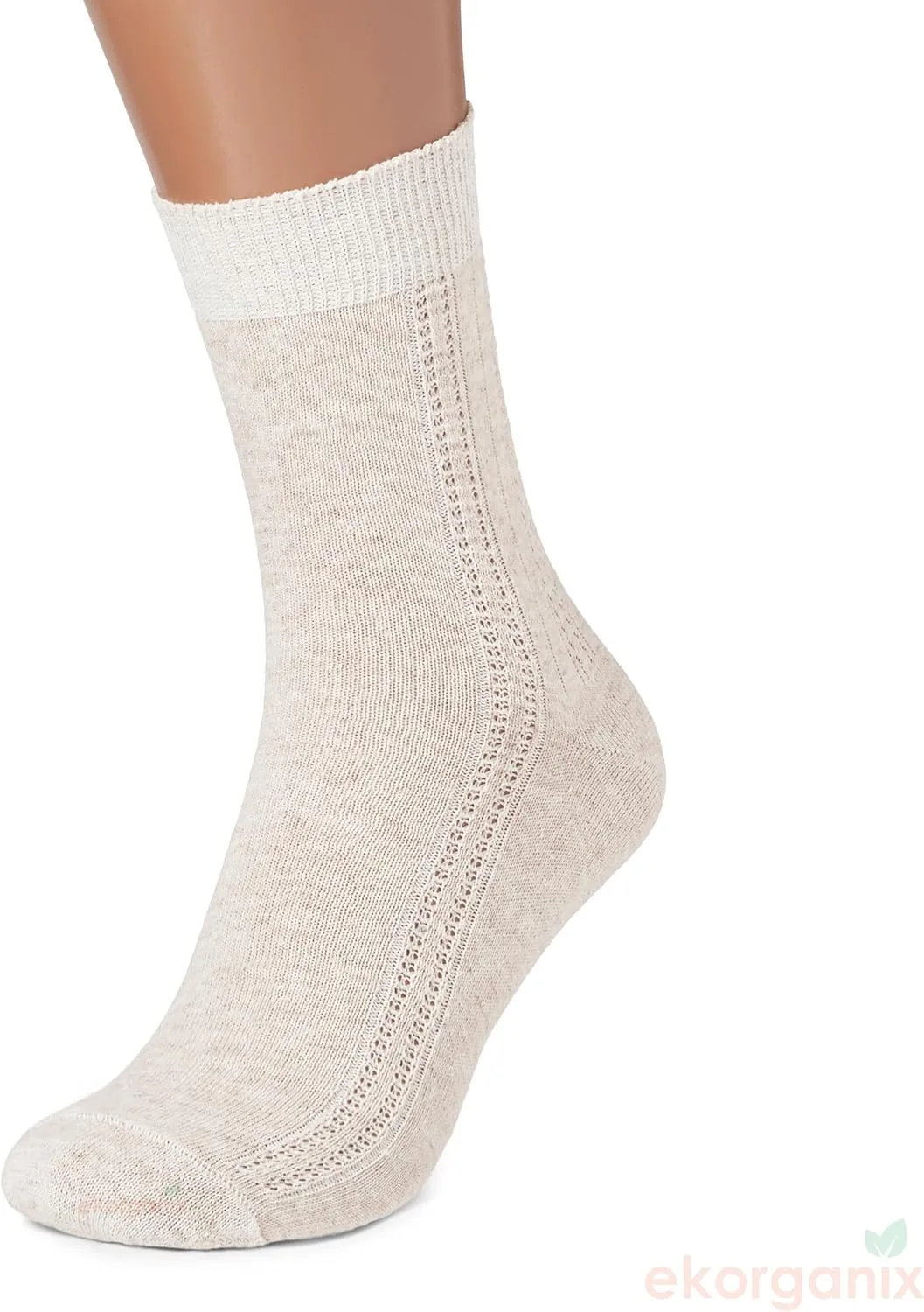 100% Pure Organic Linen Women's socks