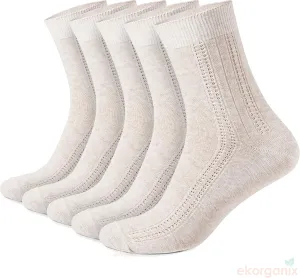 100% Pure Organic Linen Women's socks