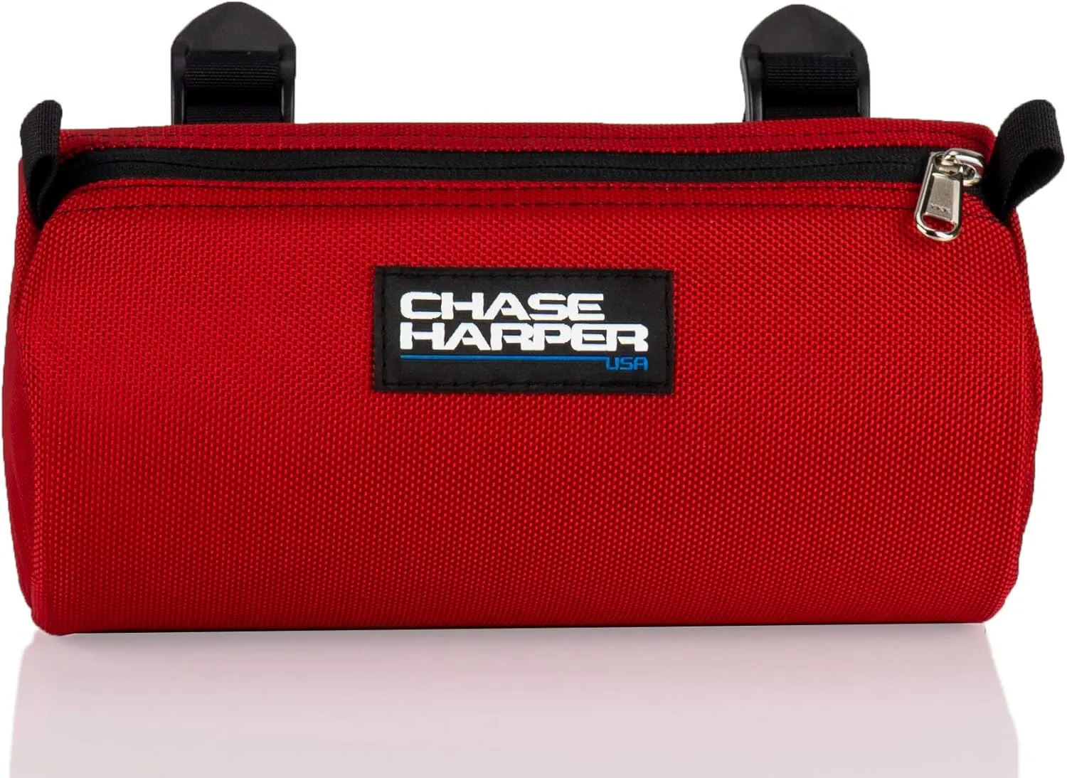 105000 Ruckus Barrel Bag - Highly Durable Industrial Grade Ballistic Nylon Exterior with Strong Thermoplastic Insert Full Length Zippered Opening - Red