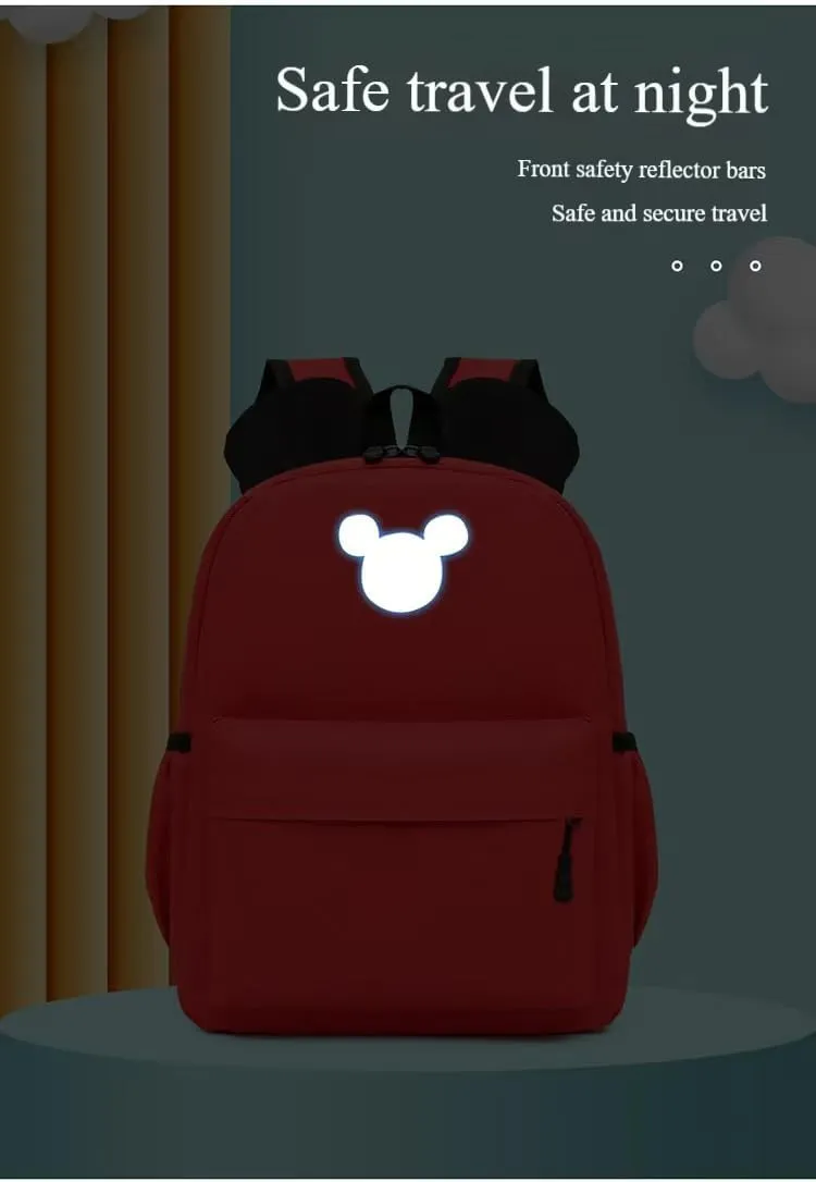 12 inches Mouse Shaped Backpack (Rose pink)