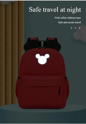 12 inches Mouse Shaped Backpack (Rose pink)