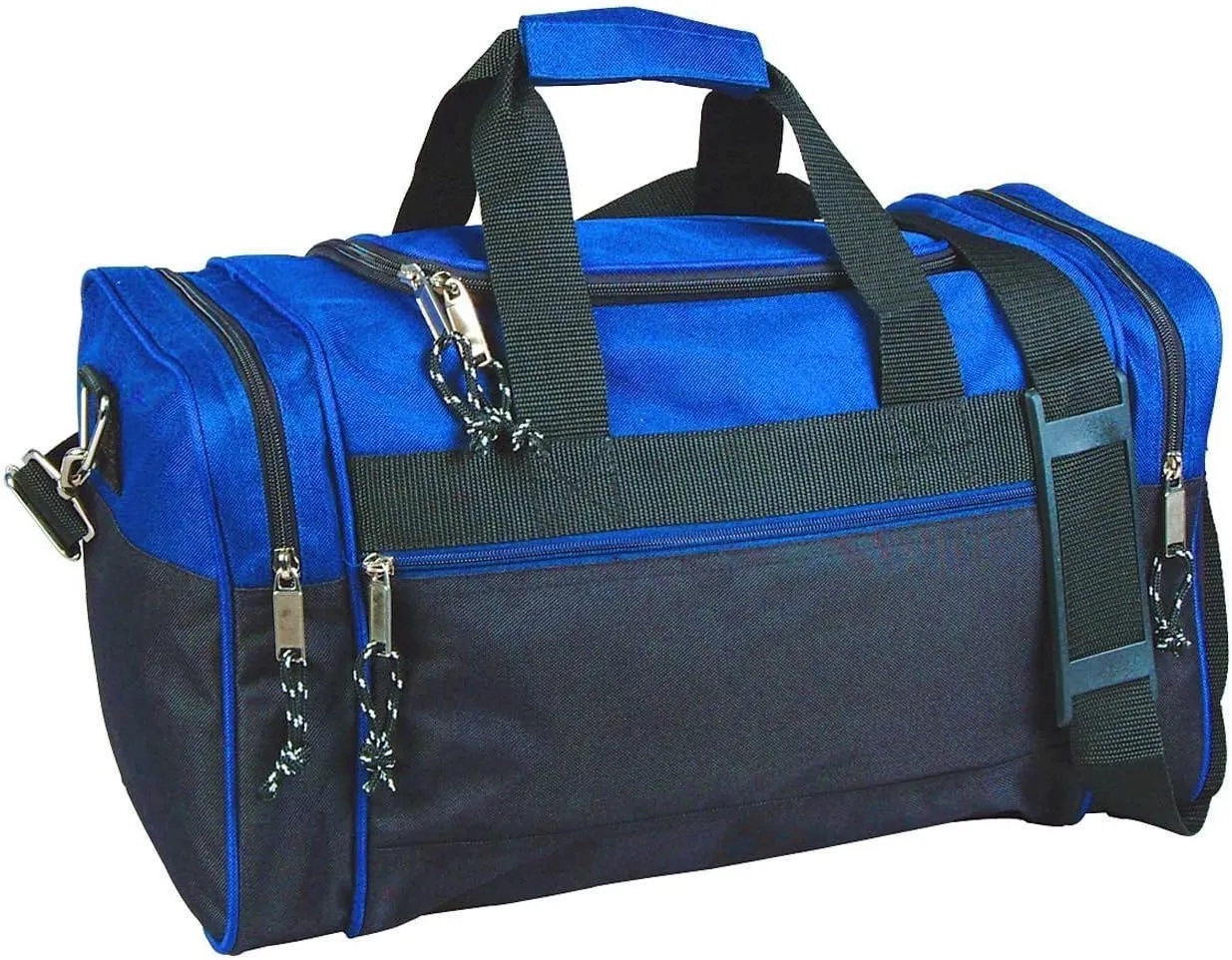 17" Blank Duffle Bag Duffel Travel Camping Outdoor Sports Gym Accessories Bag (FREE RETURN) (17" - Royal)
