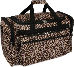 19" Women's Duffle Bag (Leopard-Black)