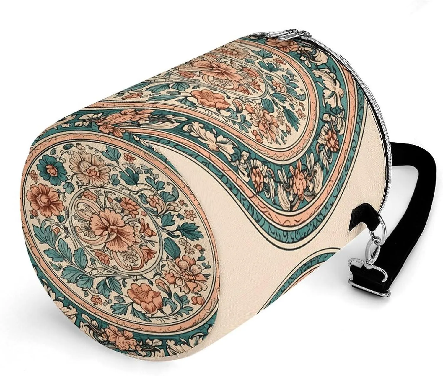 24 Cans Collapsible Soft Cooler Bag,Circular Pattern Large Leakproof Camping Cooler,Portable Travel Cooler for Picnic, Camping, Beach, Trip