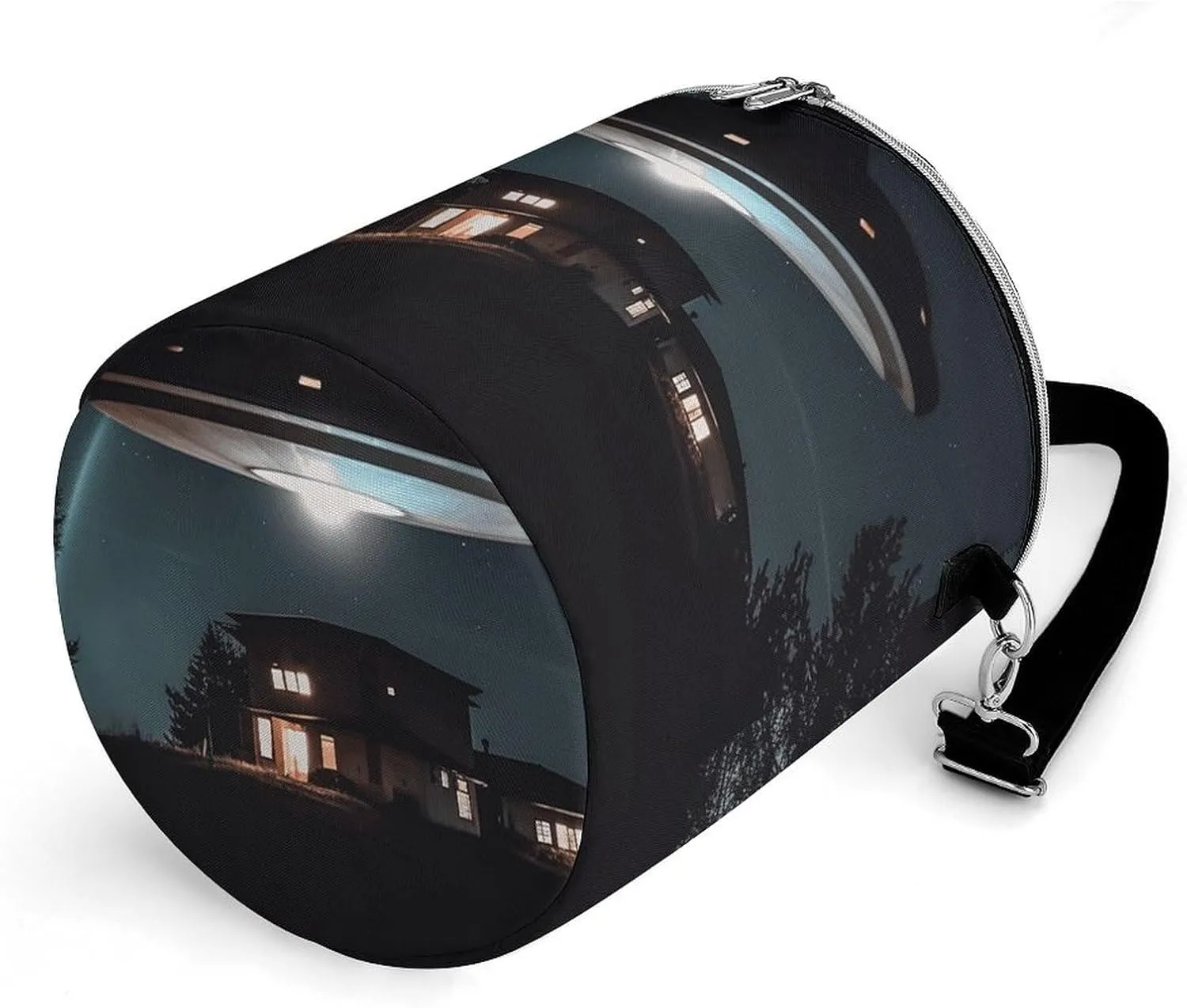 24 Cans Collapsible Soft Cooler Bag,Spacecraft at Night Large Leakproof Camping Cooler,Portable Travel Cooler for Picnic, Camping, Beach, Trip