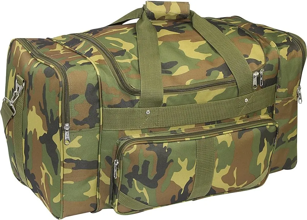 27" Jungle Camo Print Duffel Pattern: Jungle Camo