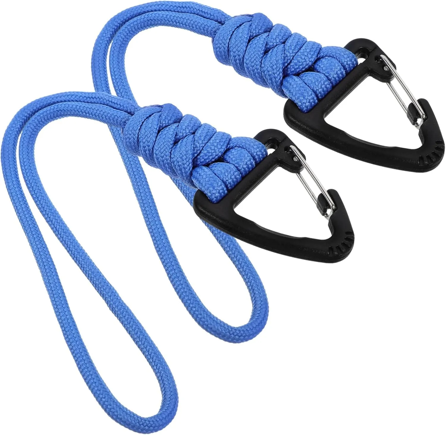2Pcs Durable Tool Lanyard with Sturdy Spring Coil Cord Versatile Keychain for Outdoor Emergencies Hiking Camping and Adventure Activities Heavy Duty Design for Secure