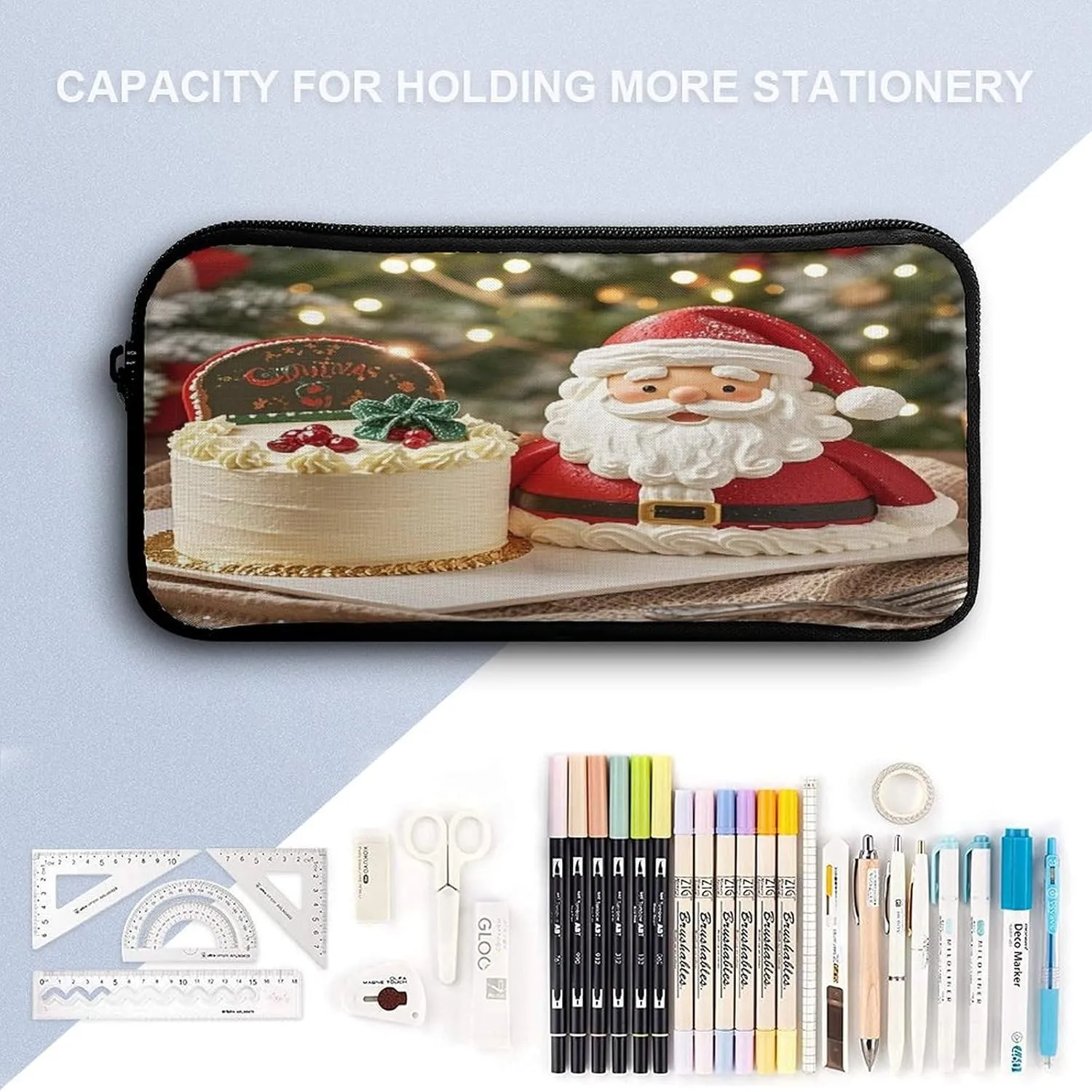 3-in-1 Backpack Lunch Bag Pencil Case Set, Lovely Cake Print Adjustable Shoulder Straps,Spacious Storage – Perfect for Work & Travel