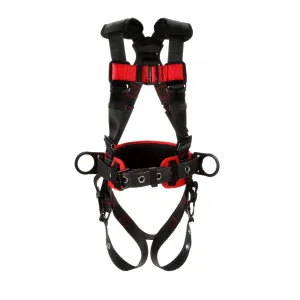 3M Personal Protective Equipment Construction Style Positioning Harness 1161308, Black, Small, 1 Each/Case