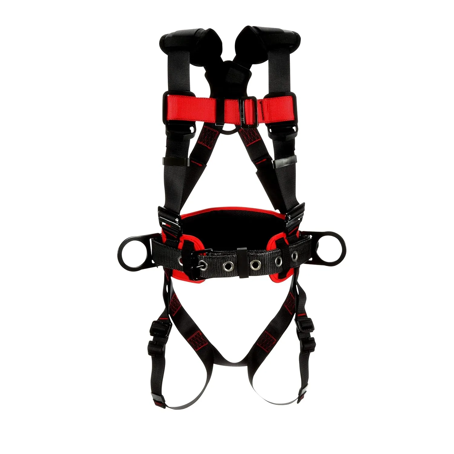 3M Protecta Construction Style Positioning Harness 1161305, Black, Medium/Large, 1 Ea/Case