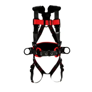 3M Protecta Construction Style Positioning Harness 1161305, Black, Medium/Large, 1 Ea/Case