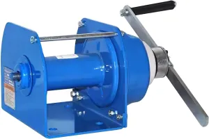 3T Hand Winch for ATV UTV Trailer Boat Winch with 33/66/98/131FT Steel Cable Waterproof,Small Towing Pulling Winches,Heavy Duty Hand Crank Winch with Hook(Size:6600 lb(33ft Rope)) ()