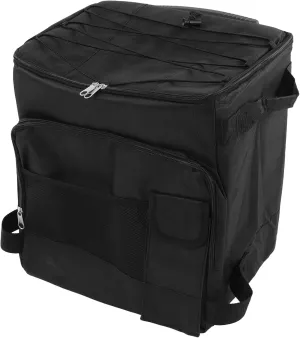 43L Dual Portable Insulated Wheeled Cooling Bag with Handle, Large Rolling Cooler for Camping, Fishing, Picnics, Beach Vacations, Boating, Supermarket Shopping