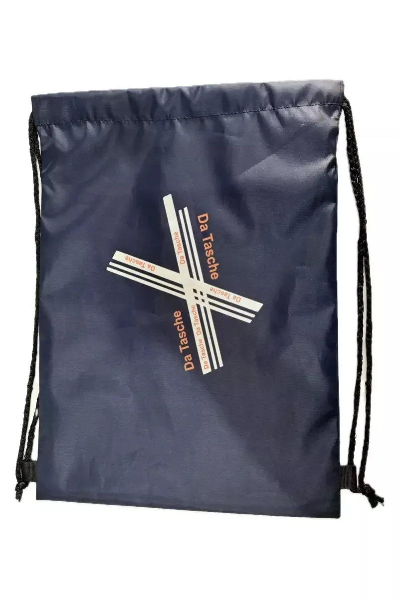 5 L Drawstring Backpack for Men - Navy Blue