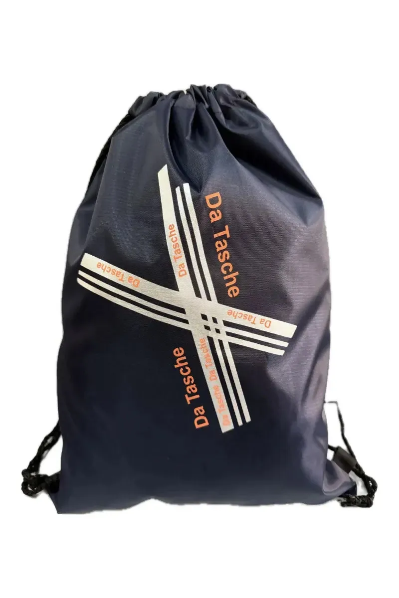 5 L Drawstring Backpack for Men - Navy Blue