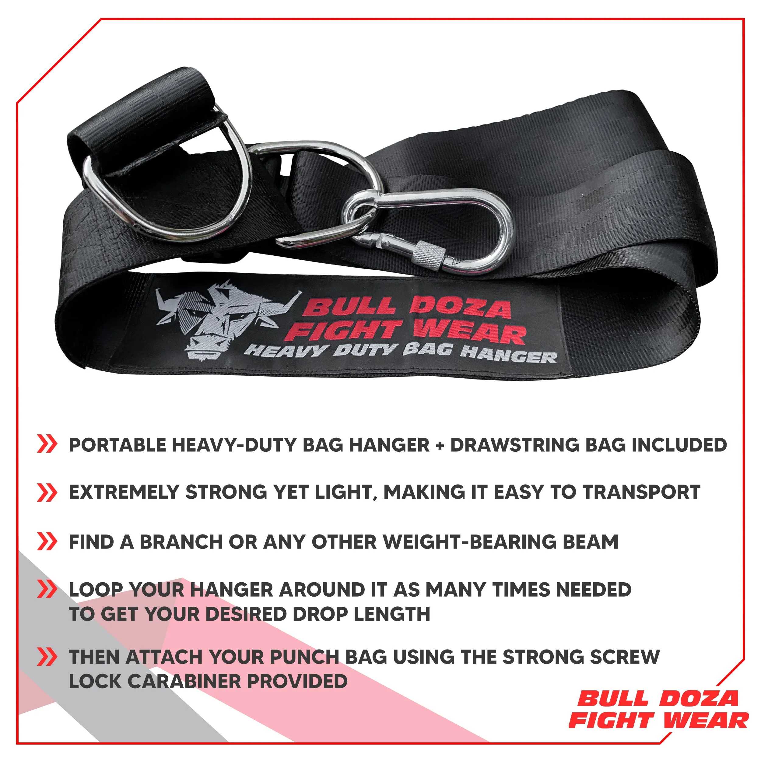 7ft Heavy Duty Punch Bag Hanger Strap