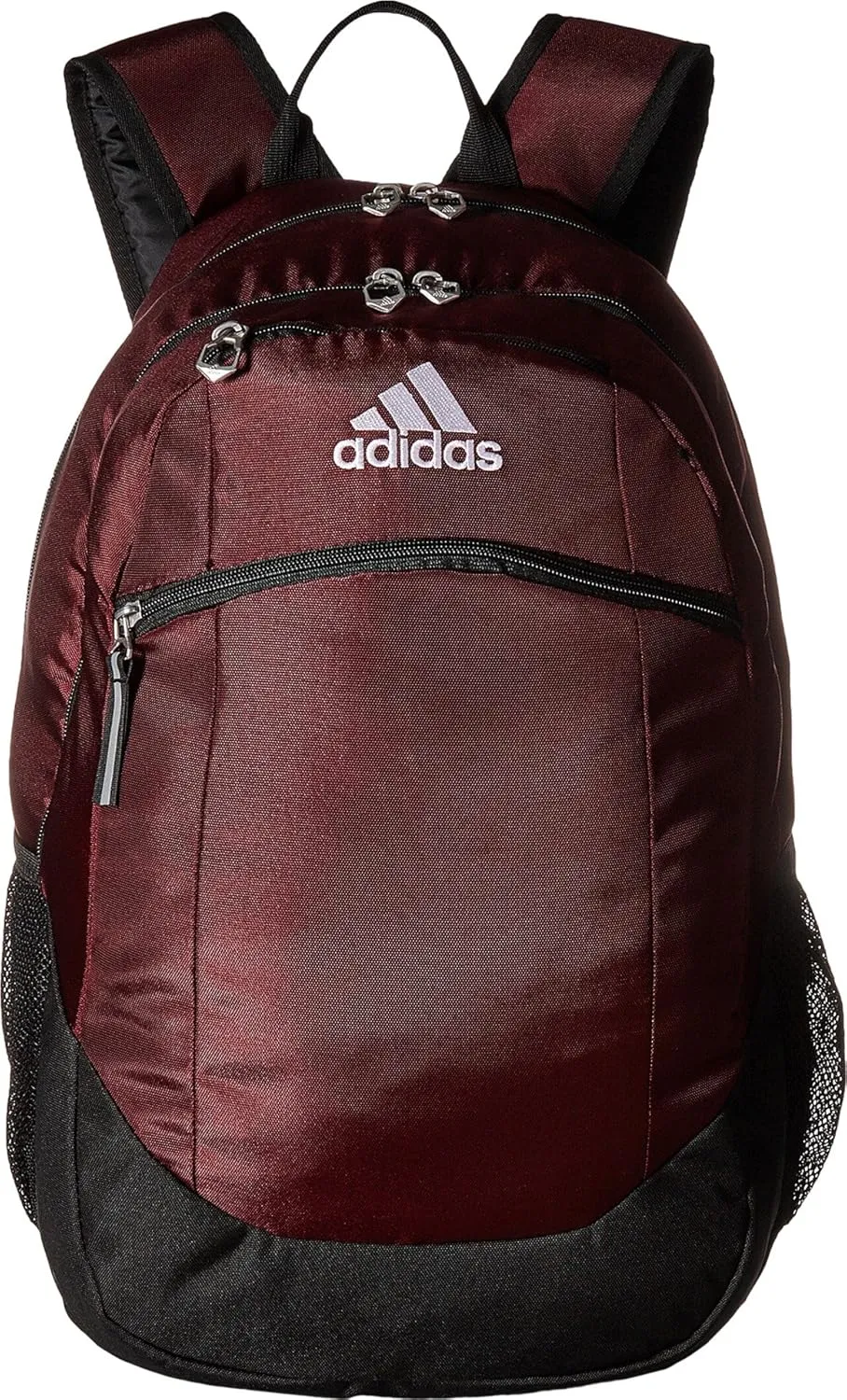adidas Striker Sports Backpack for Soccer and More, Workout Bag for Men and Women, Team Maroon/Black/White, One Size