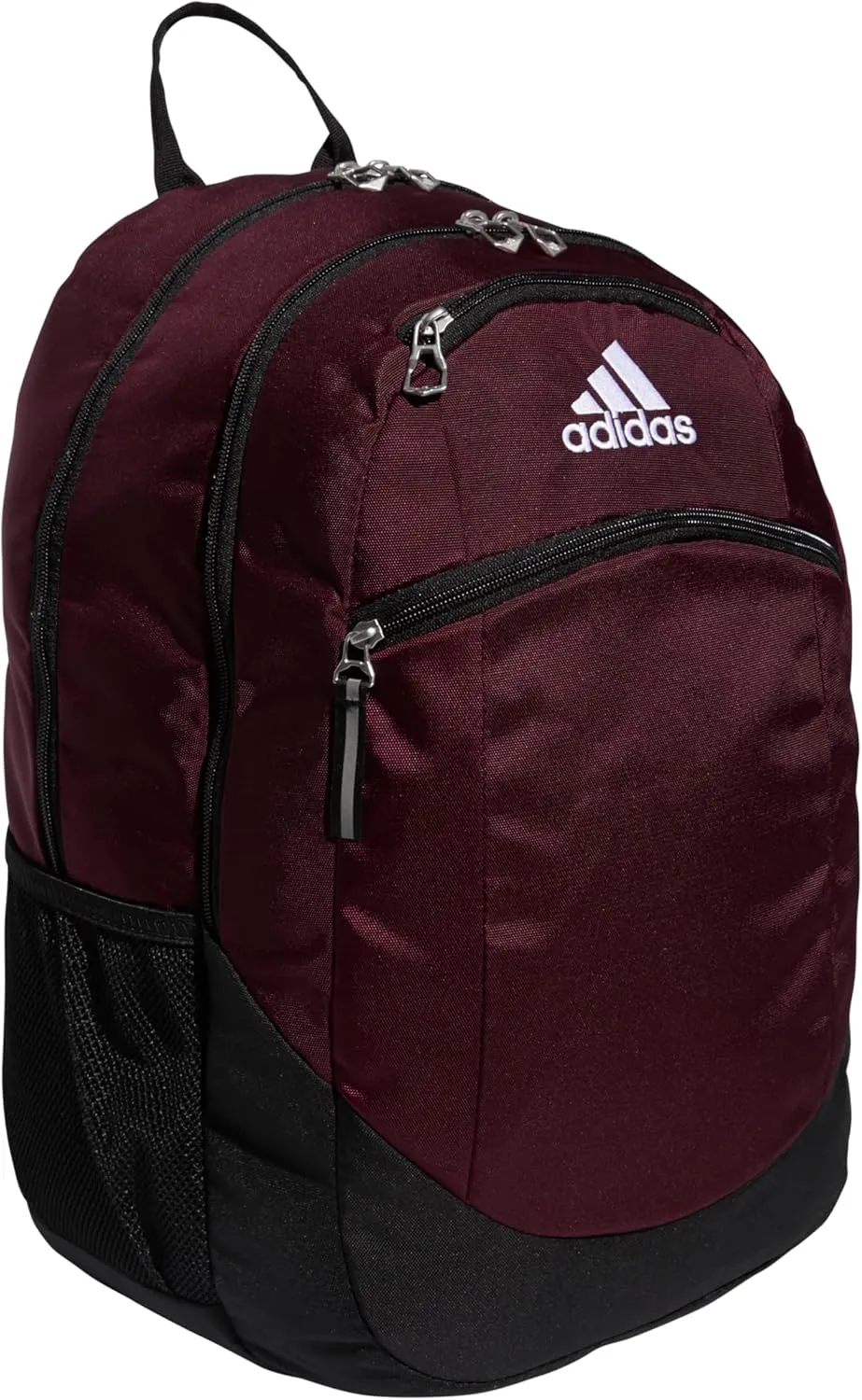 adidas Striker Sports Backpack for Soccer and More, Workout Bag for Men and Women, Team Maroon/Black/White, One Size