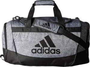adidas Unisex Defender II Medium Duffel Bag, Jersey Onix/Black/Light Onix, ONE SIZE