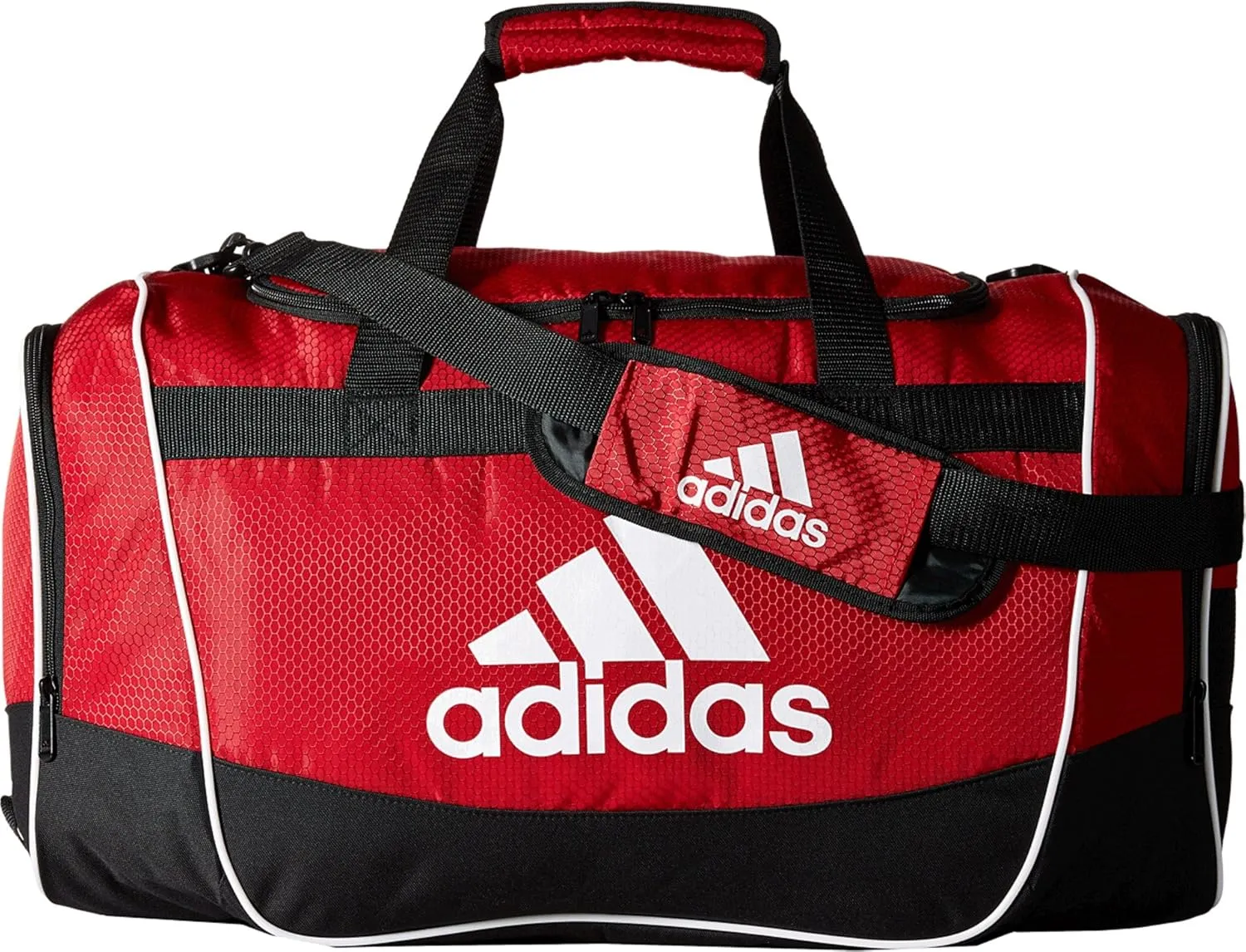 adidas Unisex Defender II Medium Duffel Bag, Power Red, ONE SIZE