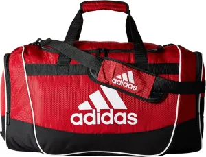adidas Unisex Defender II Medium Duffel Bag, Power Red, ONE SIZE
