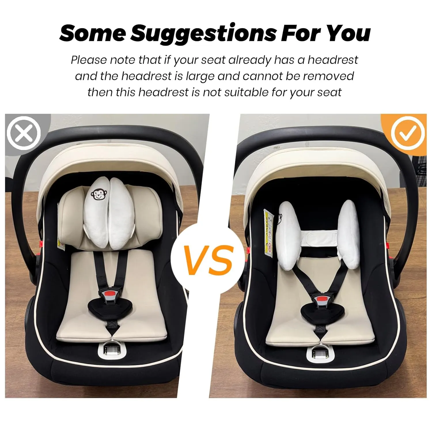 Adjustable Infants and Baby Neck Head Support,U-Shape Children Travel Pillow Cushion for Car Seat,Offers Protection Safety for Kids