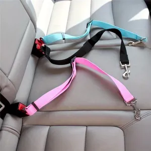 Adjustable Pet Safety Harness for Car Travel