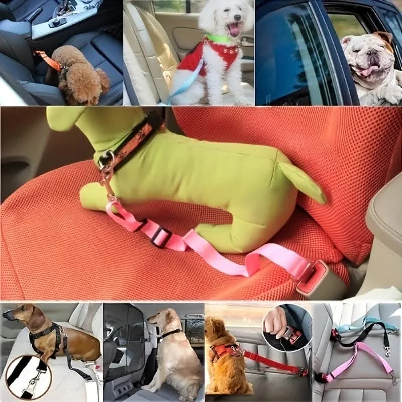 Adjustable Pet Safety Harness for Car Travel