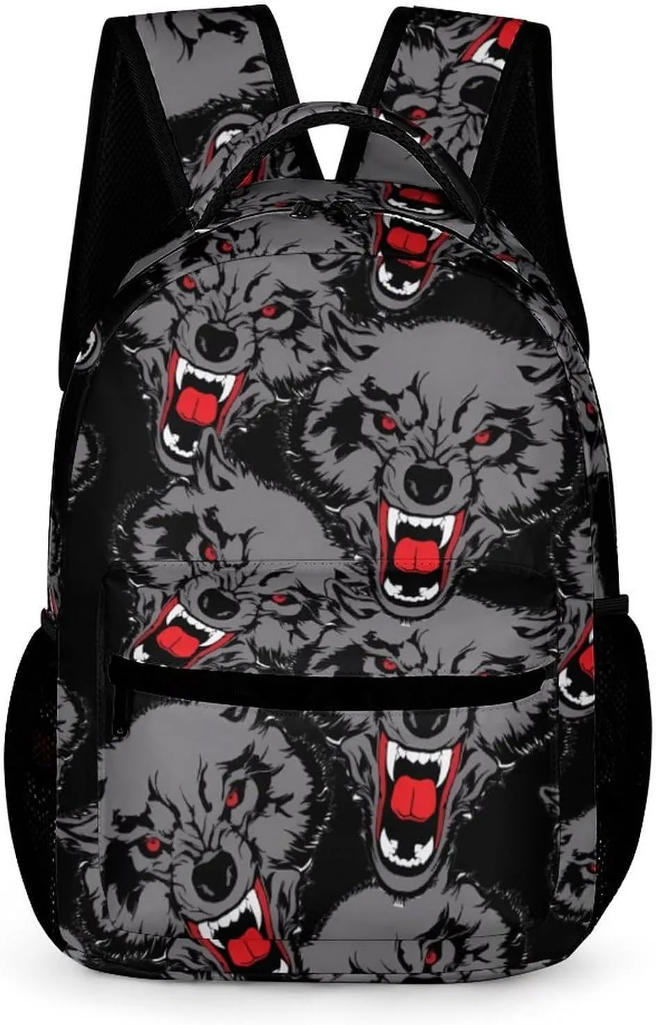 Aggressiveness of Wolf Cute Backpack Travel Bag Small Back Packs Funny Print Mini Daypack