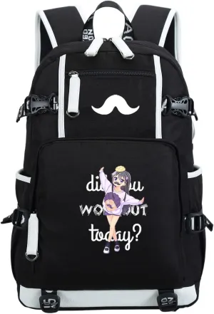 Anime Watashi ni Tenshi ga Maiorita! Backpack Cosplay Mochila Rucksack Kawaii Ribbon Backpack (10)