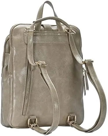 Antik Kraft Women's Yara Backpack-Moss, Backpack Purse for Women, Western Distressed Vegan Leather