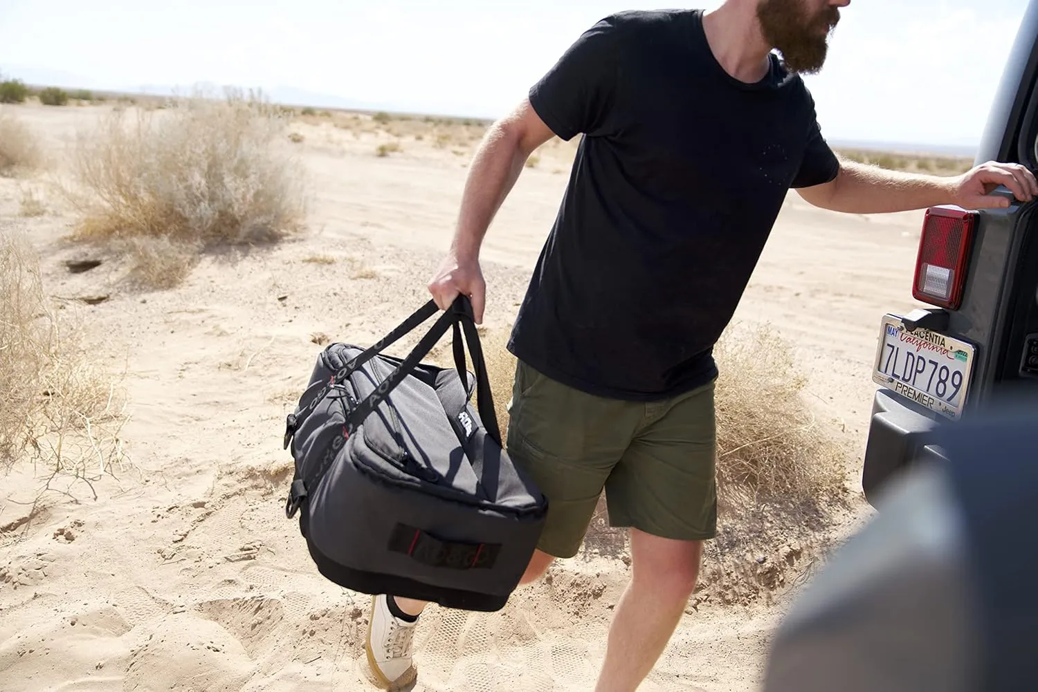 AO Coolers Stow N' Go Cooler, Low-Profile, Leakproof with High-Density Insulation, Holds Ice for 24 Hours, Carbon Black, 38 Pack