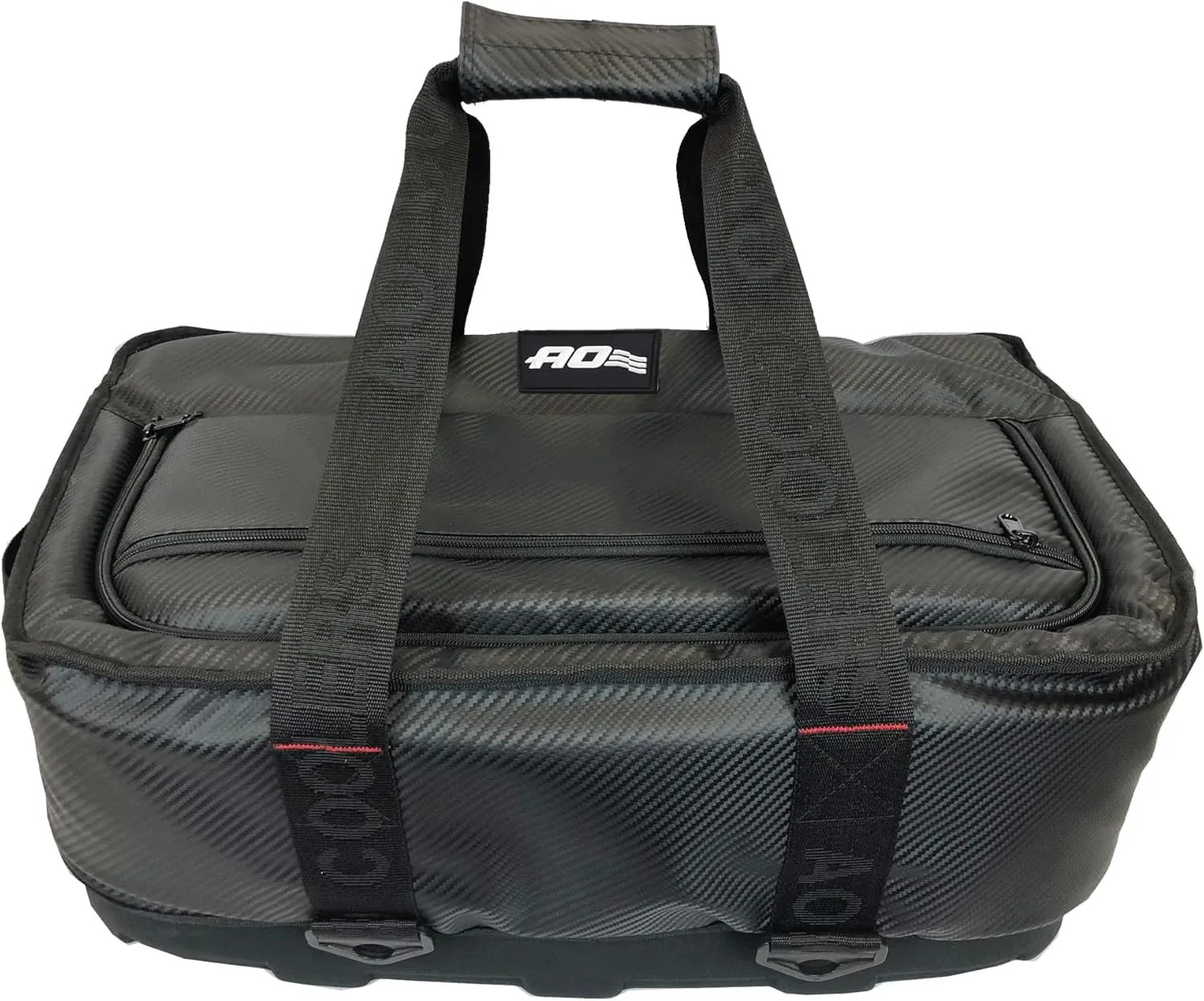 AO Coolers Stow N' Go Cooler, Low-Profile, Leakproof with High-Density Insulation, Holds Ice for 24 Hours, HD Carbon Black, 38 Pack