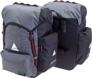 Axiom Seymour Oceanweave P55  Panniers: Gray/Black