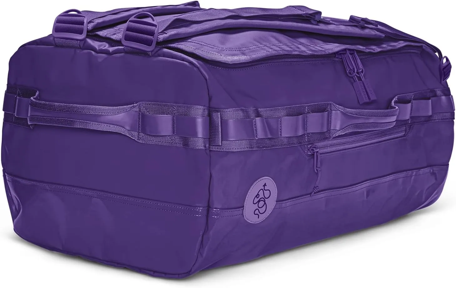 Baboon to the Moon Go-Bag Big Duffle Bag - Stylish, Compact, Large Travel Bag Lightweight, Durable, Water-Resistant for Men and Women (Purple)