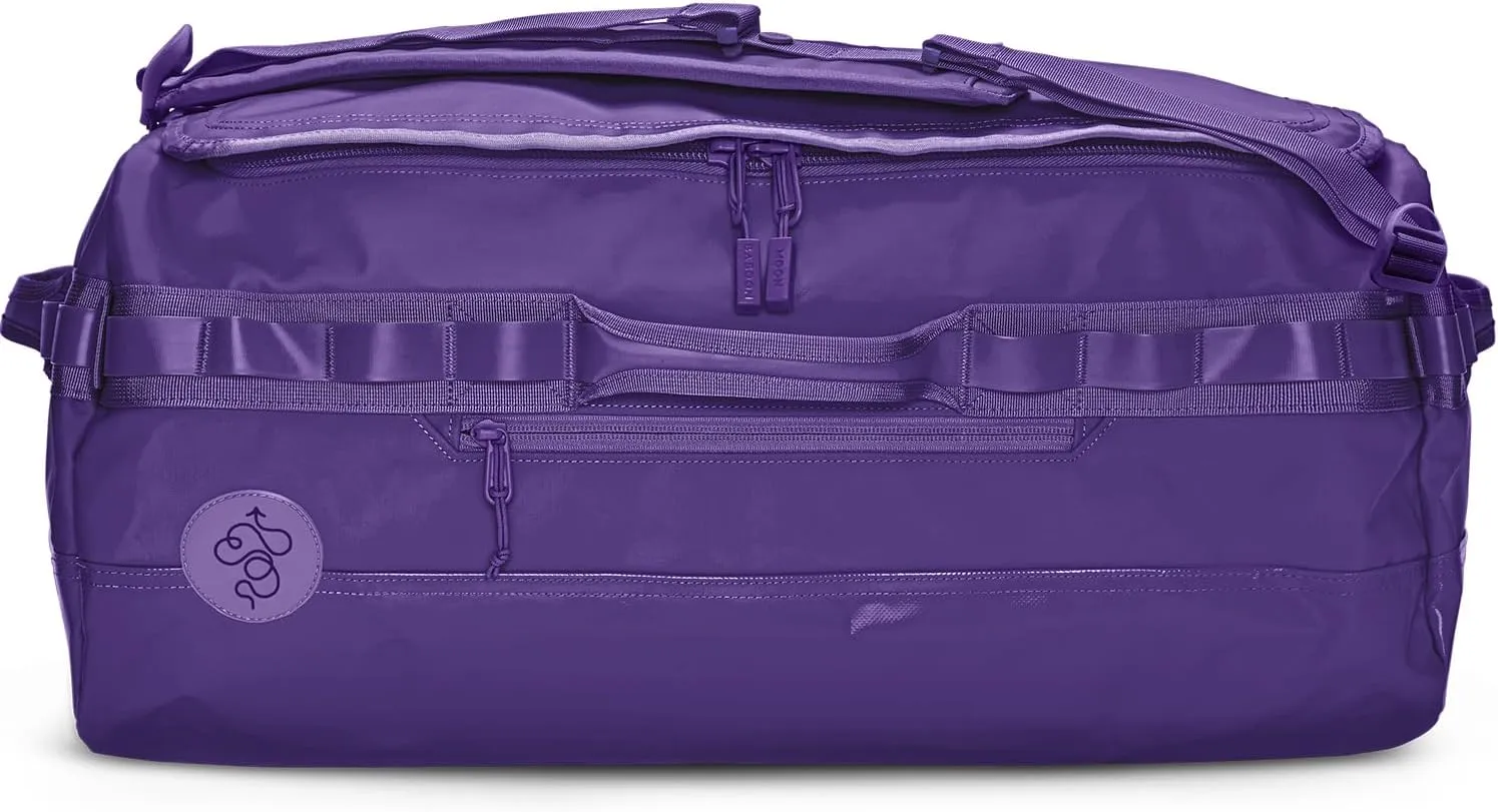 Baboon to the Moon Go-Bag Big Duffle Bag - Stylish, Compact, Large Travel Bag Lightweight, Durable, Water-Resistant for Men and Women (Purple)