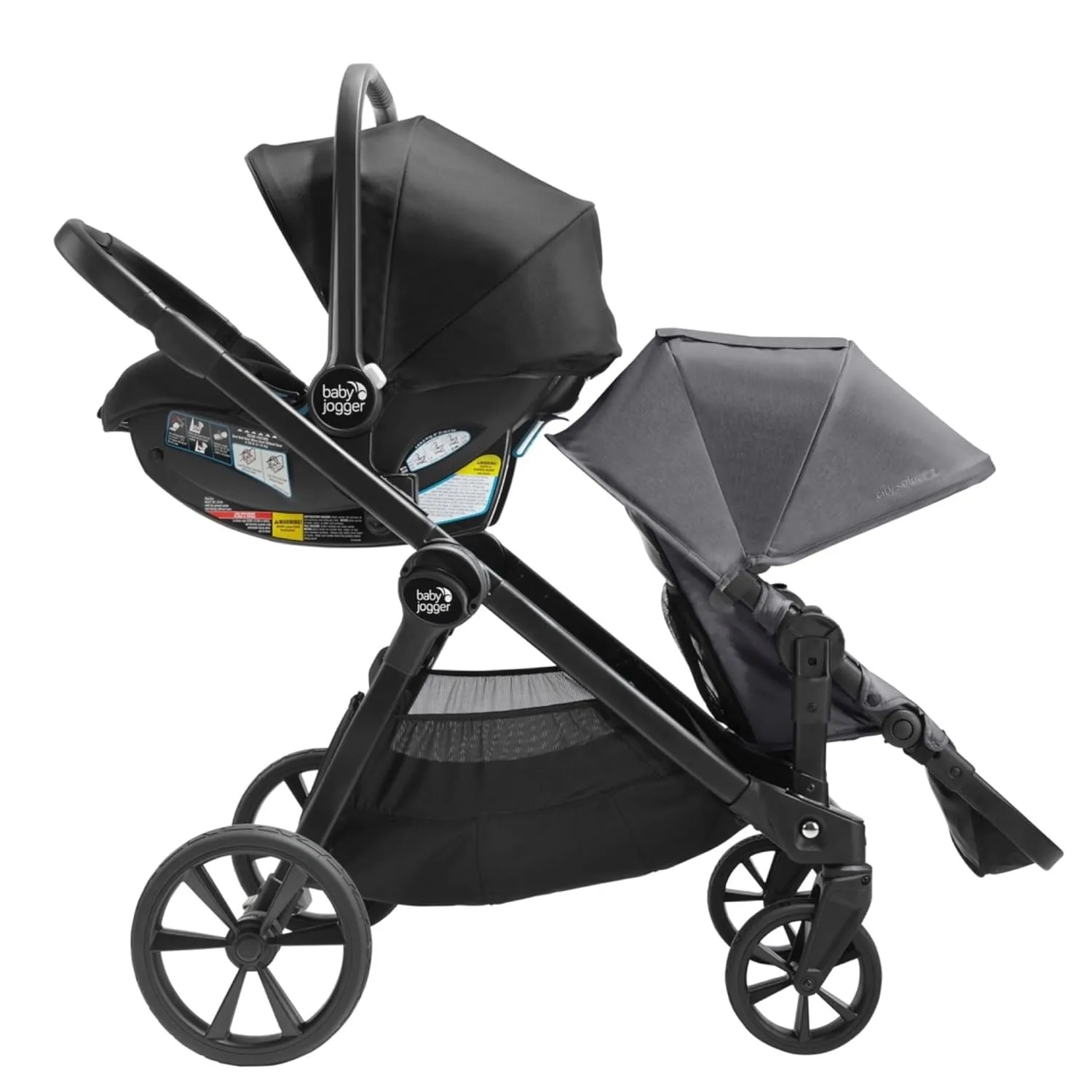 Baby Jogger Second Seat Kit for City Select 2 Stroller Radiant Slate