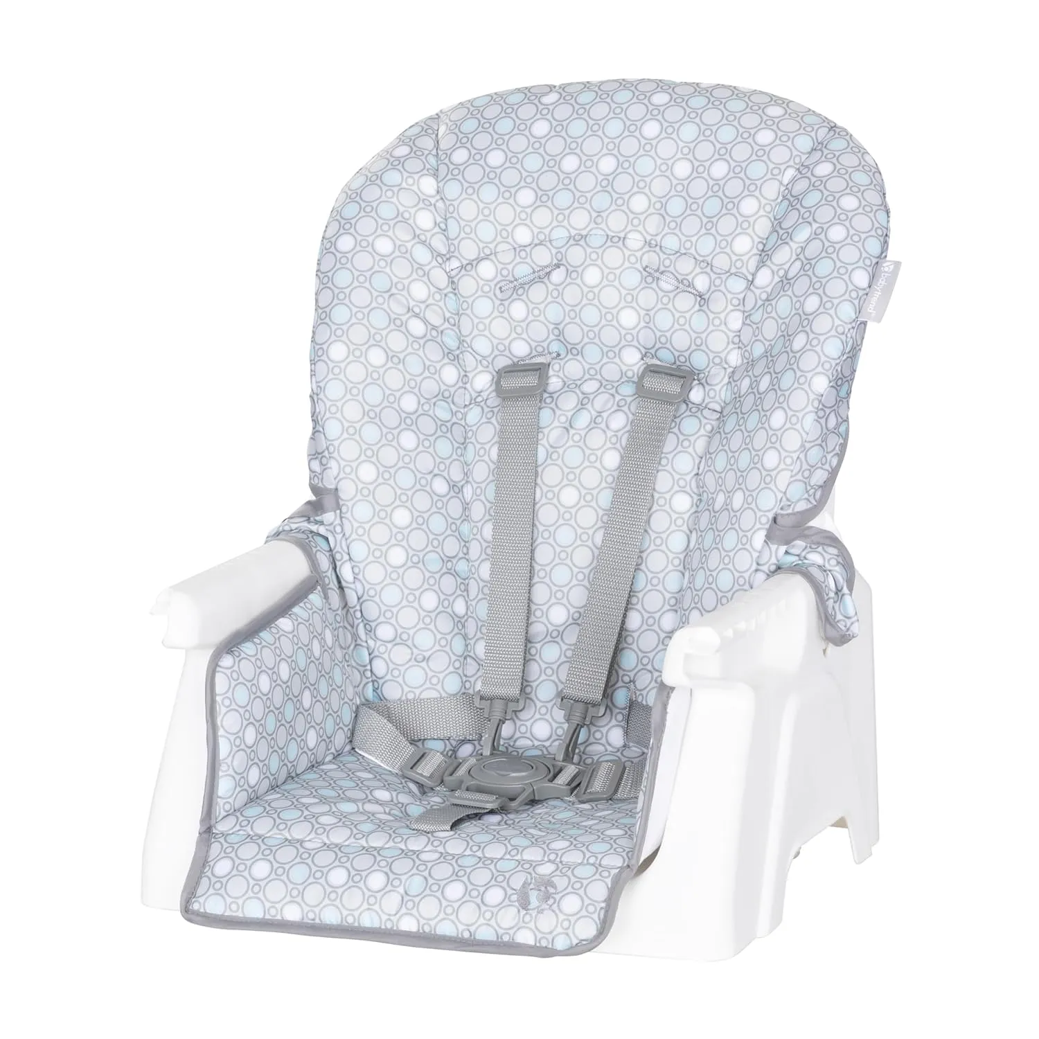 Baby Trend Adapt SpaceSaving Booster High Chair, Elephant Meadow Coral
