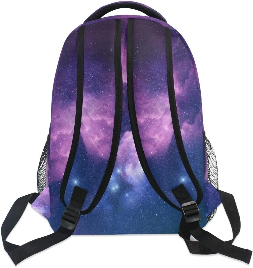 Backpack Fantasy Animal Licorne Galaxy Nebula School Shoulder Bag Large Waterproof Durable Bookbag Laptop Daypack for Students Teens Girls Boys Elementary