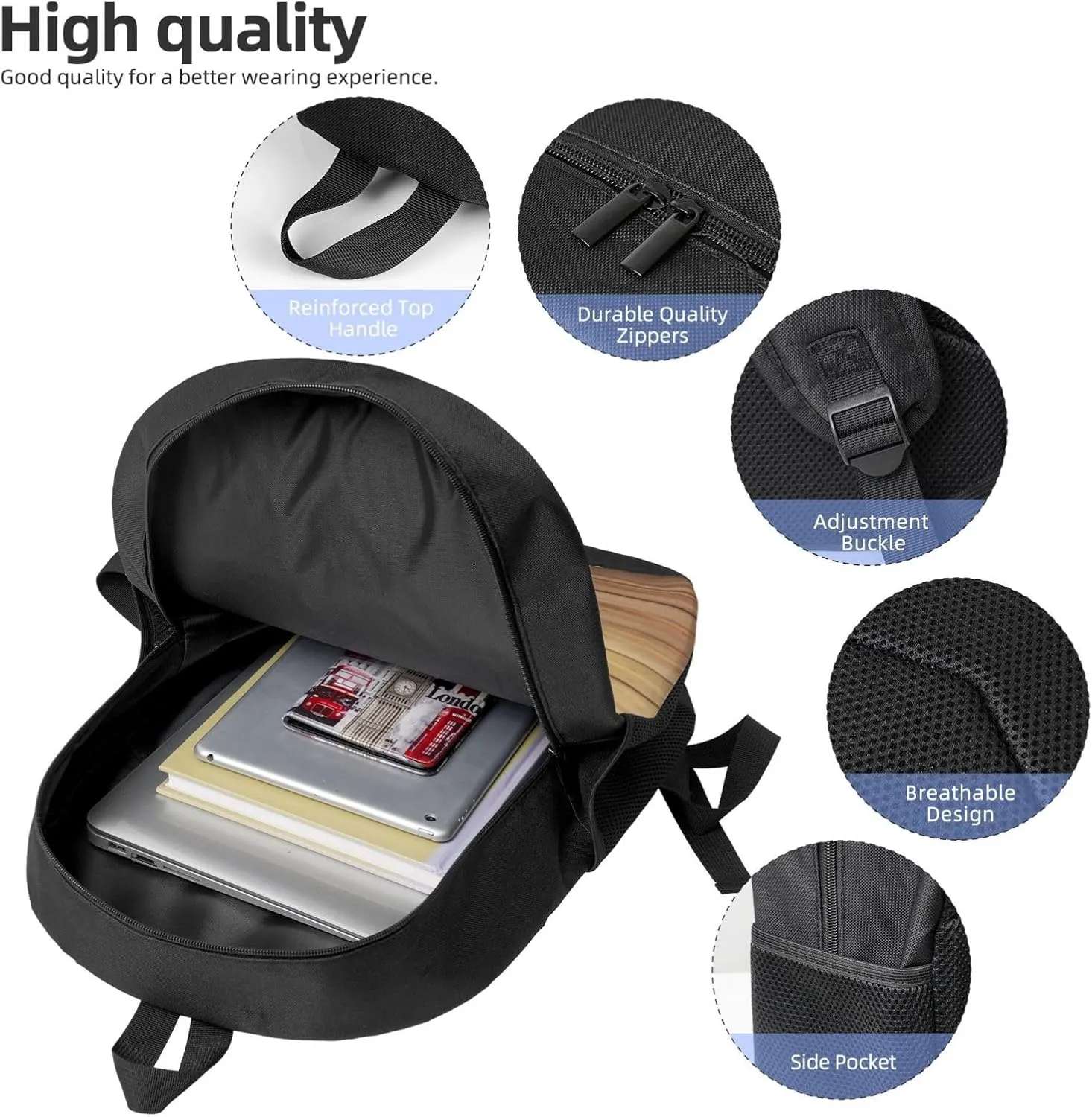 Backpack Travel Laptop Backpack for Men Women teacher classroom chalkboard Computer Backpacks 17 inch Casual Daypack