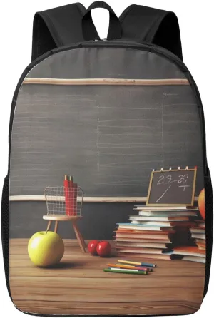 Backpack Travel Laptop Backpack for Men Women teacher classroom chalkboard Computer Backpacks 17 inch Casual Daypack