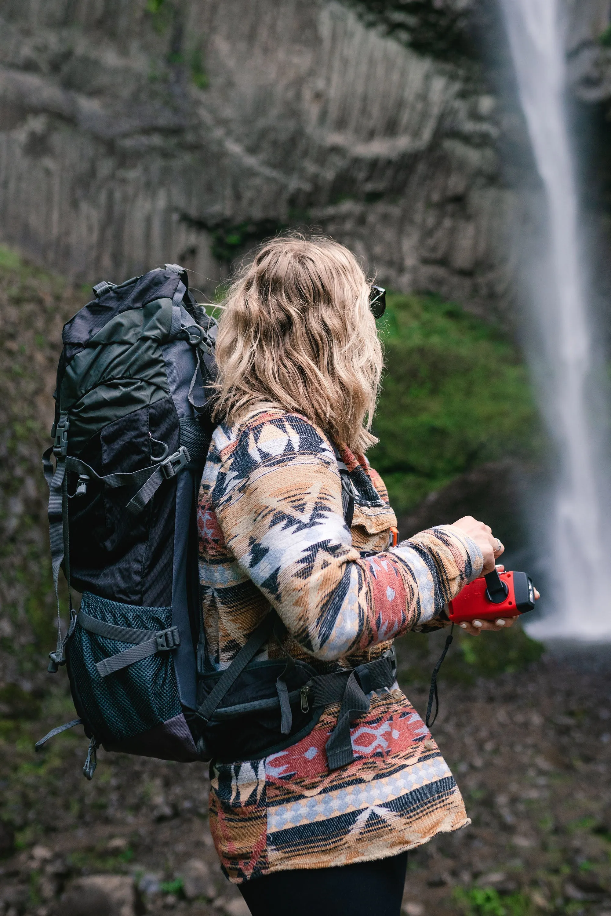 Backpack W/Outersurface Textile Manmade Fibers-28X12.5X10In Black