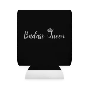 Badass Queen Can Cooler Sleeve