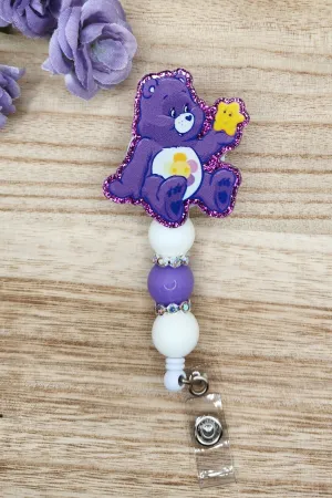 Badge Reel-Care Bear Harmony Flower CM022