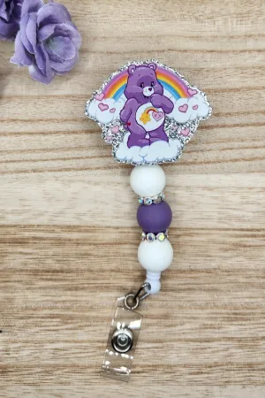 Badge Reel-Care Bear Harmony Rainbow CM023