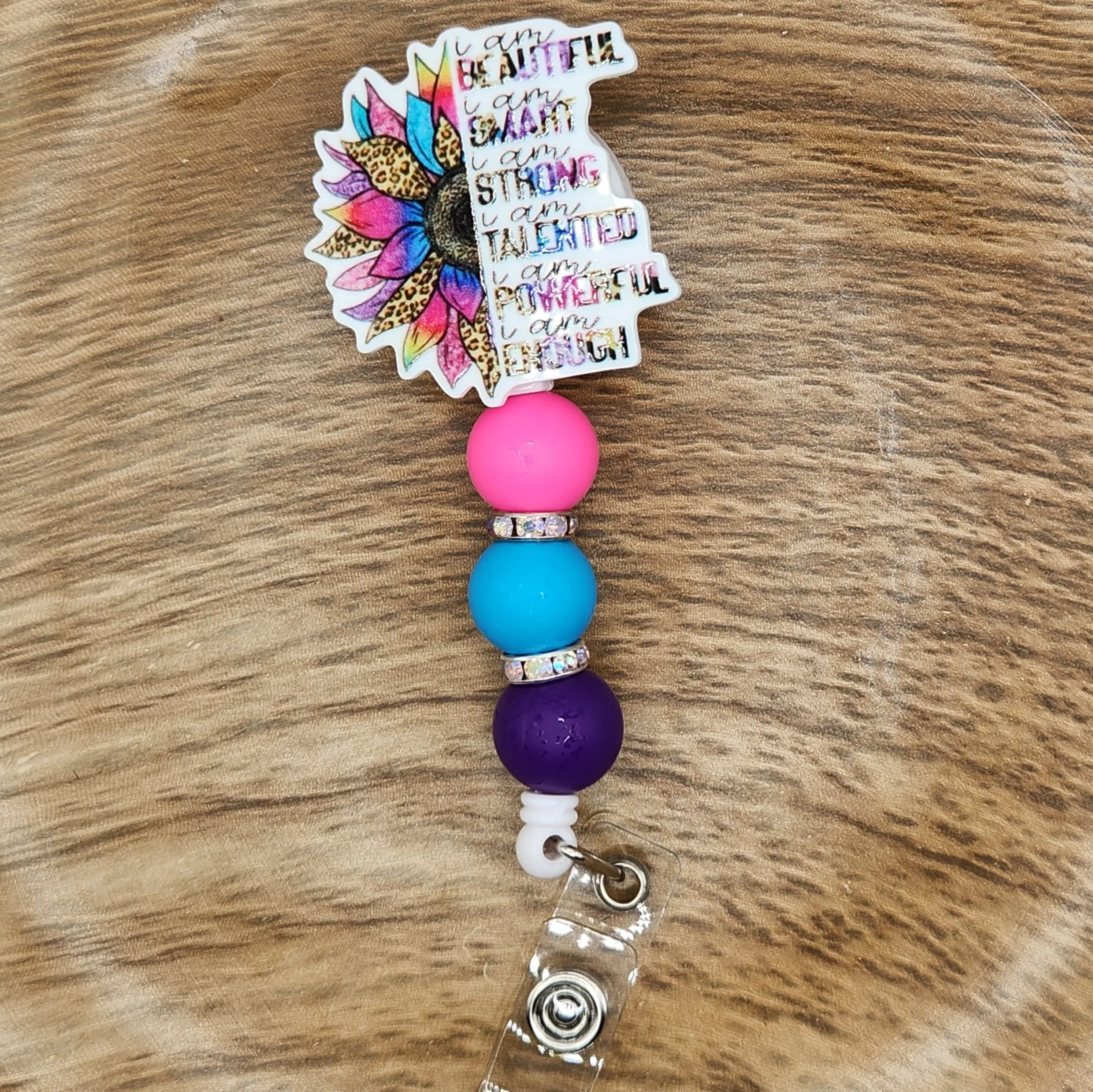 Badge Reel-I Am Beautiful MP010