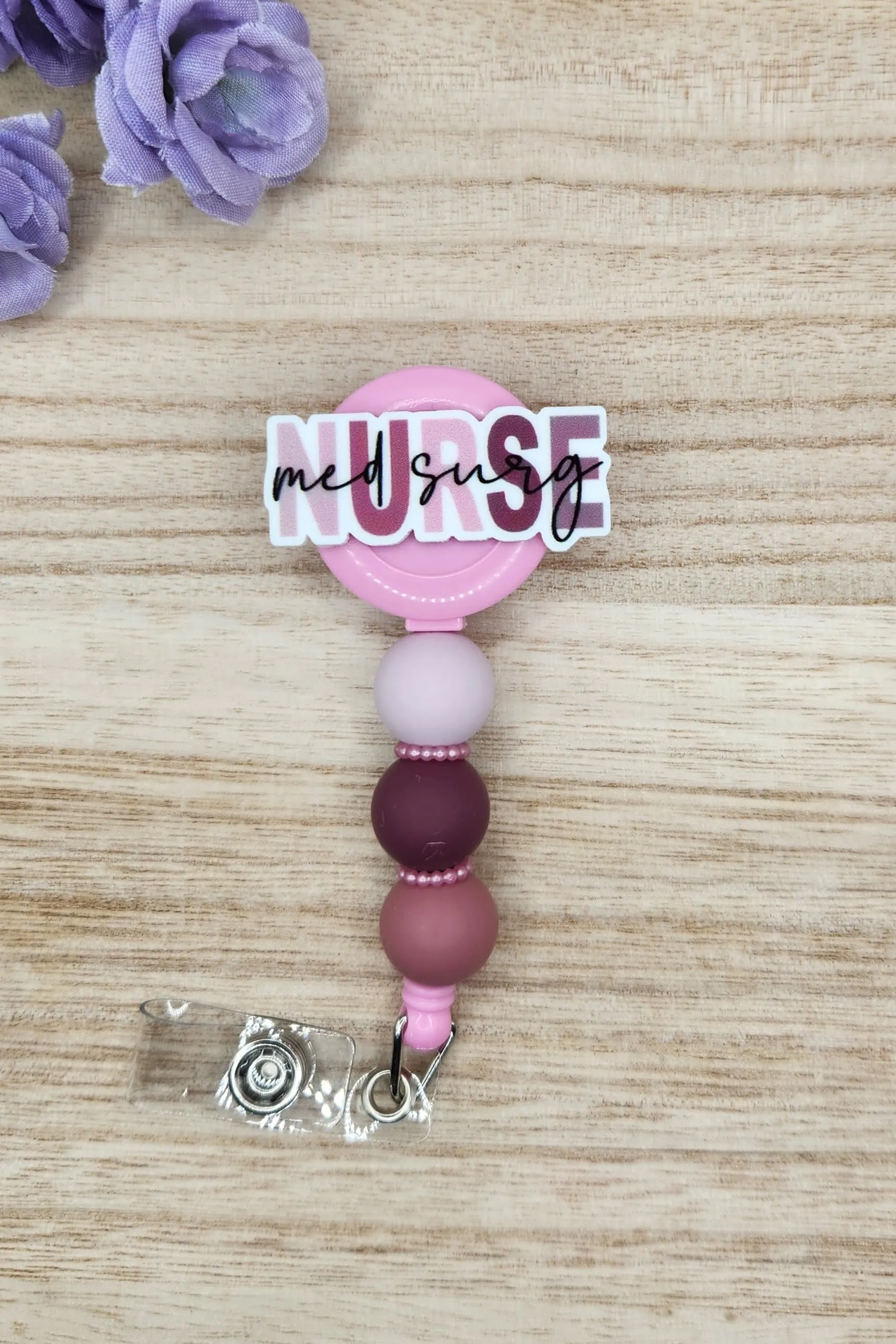 Badge Reel-Med Surge Nurse NP008
