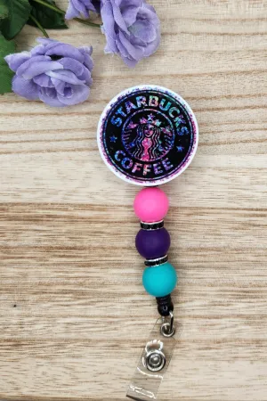 Badge Reel-Starbies Coffee (Colorful) CR016