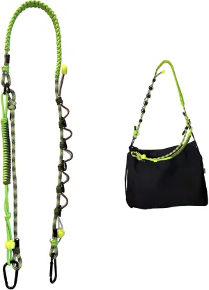 Bag Straps Heavy Duty Colorful Versatile Personalized Hand-woven Shoulder Strap Adustable for Outdoor Sports Cycling Travel with Water Bottle Holder
