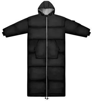 Balck Long Sleeve Sleeping Bag Jacket S-L